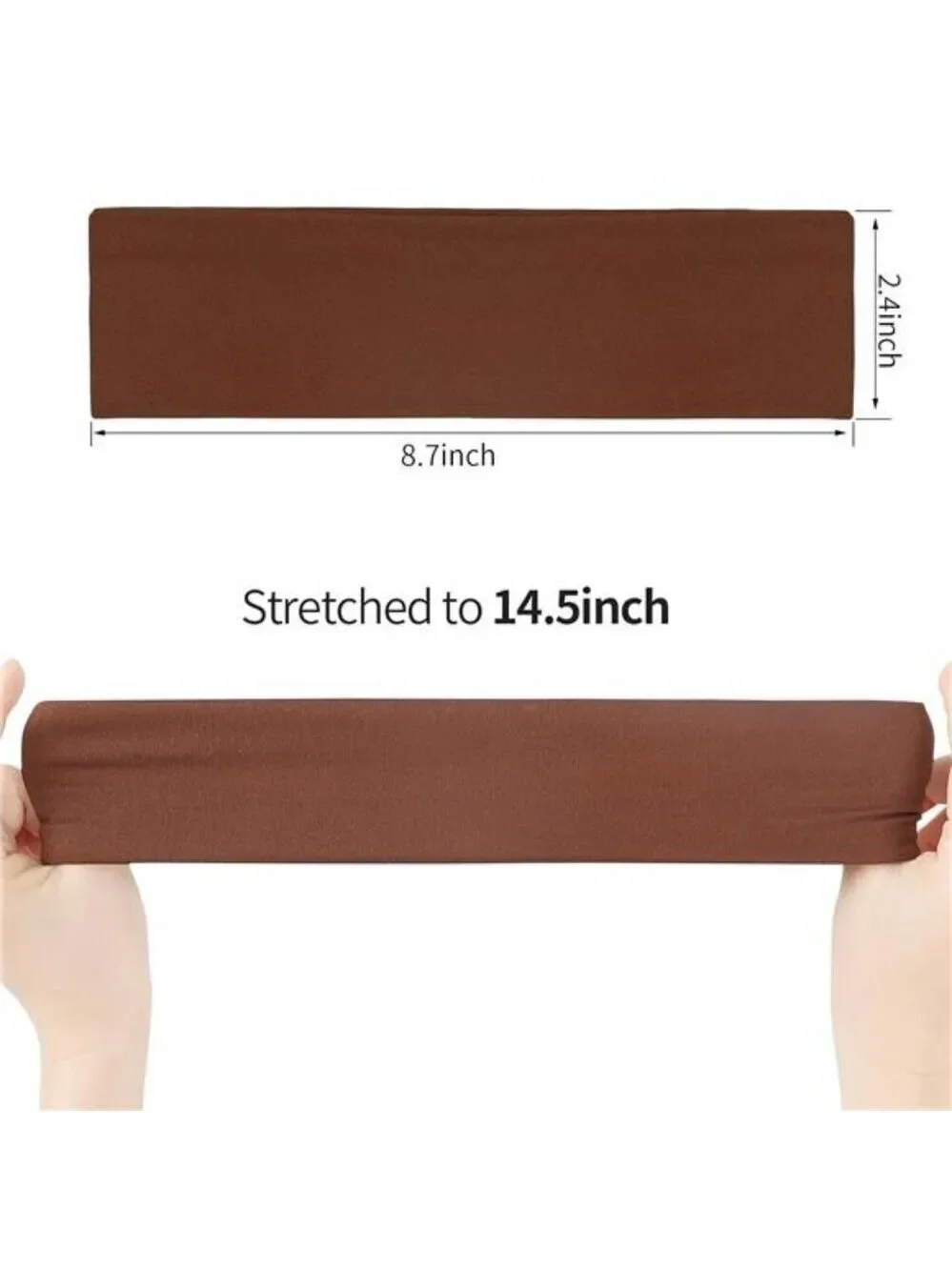 Workout Yoga Running Headbands for Women 8 Pack Non Slip Hair Bands